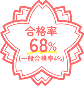 合格率68%(一般合格率4%)